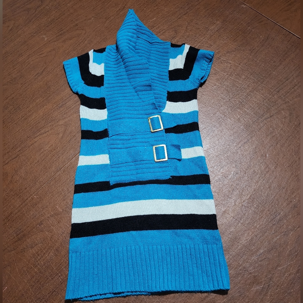 Stylish Striped Kids Sweater Dress